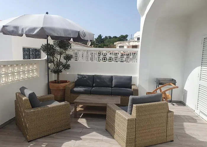 Ferienhaus Casa Covo - Superb House, Sea Views And Pool Carvoeiro (Lagoa)
